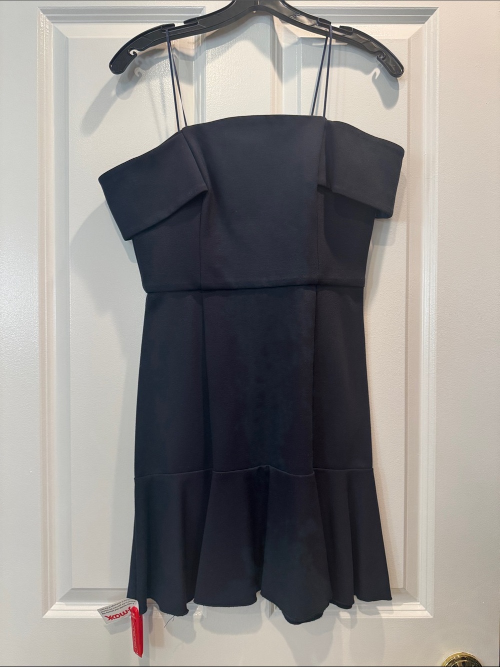 NICHOLAS Navy Off-Shoulder Mini Dress